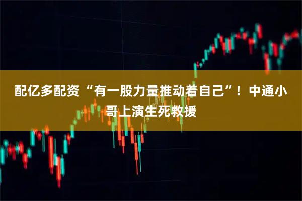 配亿多配资 “有一股力量推动着自己”！中通小哥上演生死救援