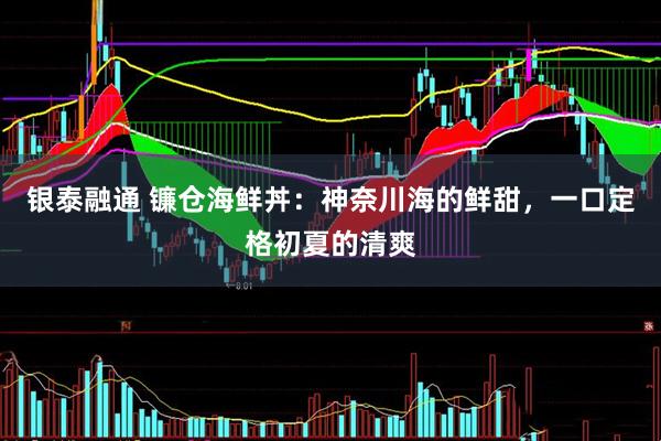 银泰融通 镰仓海鲜丼：神奈川海的鲜甜，一口定格初夏的清爽