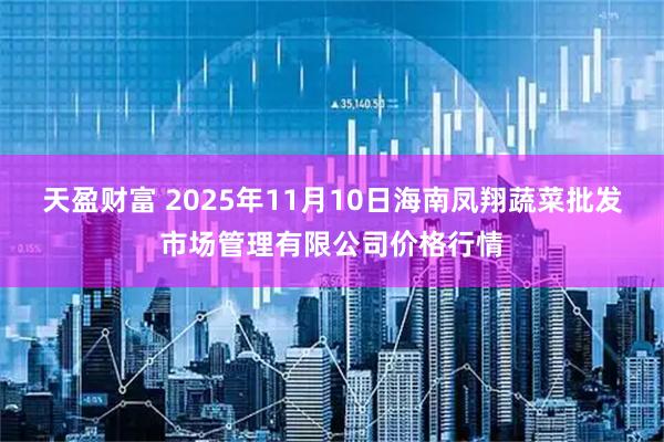 天盈财富 2025年11月10日海南凤翔蔬菜批发市场管理有限公司价格行情